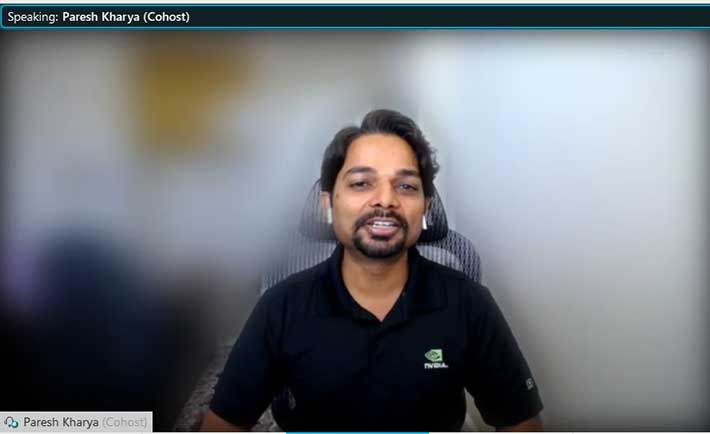 Paresh Kharya, Senior Director of Product Management, Accelerated Computing de Nvidia Enterprise.