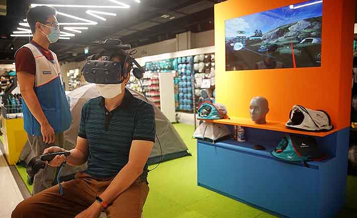 Decathlon ya está implementando realidad virtual 