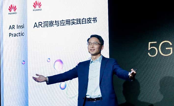 Bob Cai, Director de Marketing de la División de Operadores de Huawei, ofreció el discurso titulado “5G + RA, convirtiendo los sueños en realidad” en el Better World Summit. 