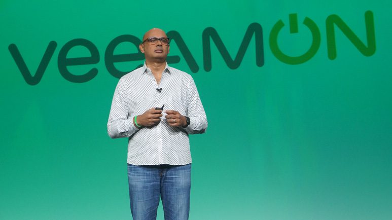 Anand Eswaran, CEO de Veeam en el VeeamON 2022