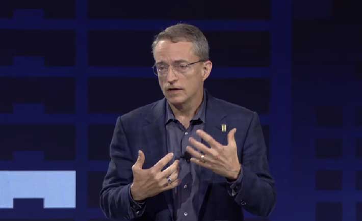 Pat Gelsinger, CEO de Intel en la inauguración del Intel Vision 2022