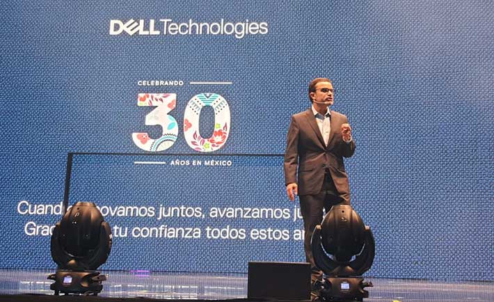 Juan Francisco Aguilar durante el Dell Technologies Forum 2022