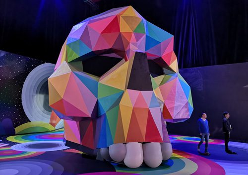 Skull house de Okuda San Miguel, obra exclusiva de México