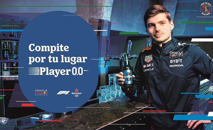 Max Verstappen en Player 0.0 de Heineken